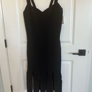 ANTHROPOLOGIE BLACK COCKTAIL DRESS